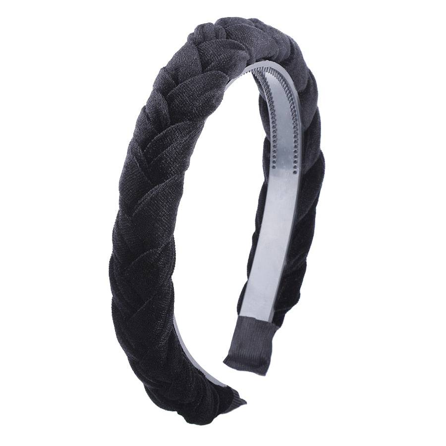 MOLANS Wide Shiny Weaving Hairbands - Fashion Hair Bands - Quid Mart