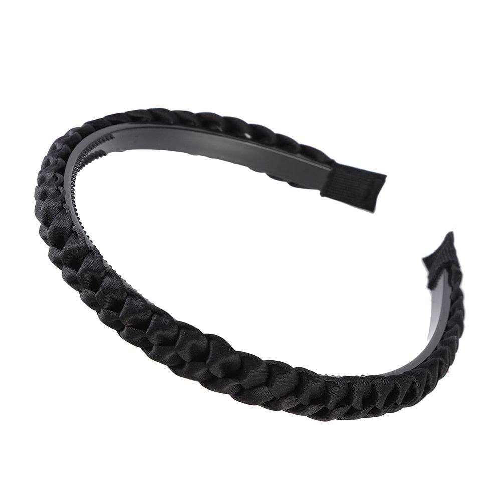 MOLANS Wide Shiny Weaving Hairbands - Fashion Hair Bands - Quid Mart