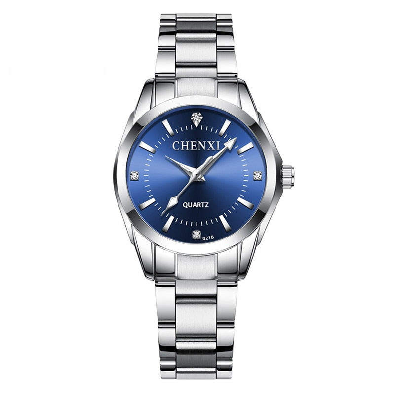 6 Colors CHENXI Brand Watch Luxury Women&#39;s Casual Watches Waterproof Watch Women Fashion Dress Rhinestone WristWatch CX021B - Quid Mart