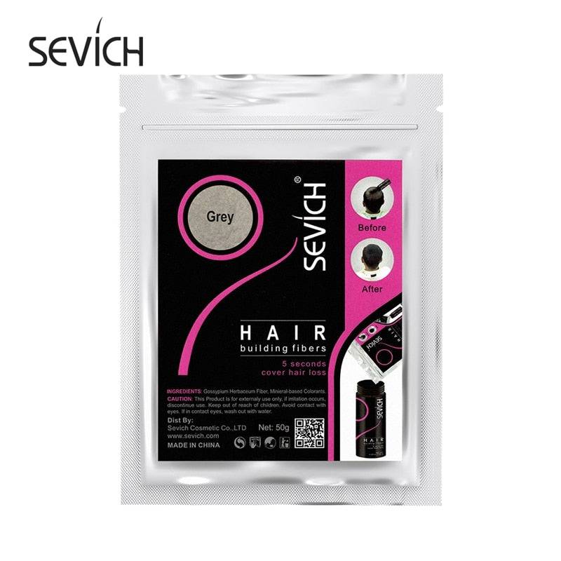 Sevich 100g Hair Fibers 10 Color Keratin Hair Building Fiber Powder Instant Hair Growth Fiber Refill 50g Hair Care Product - Quid Mart