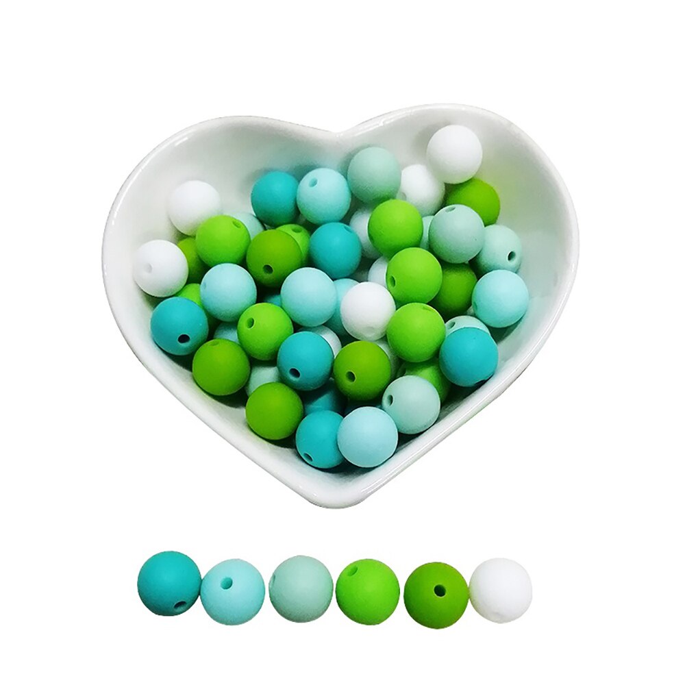 Round Silicone Beads - Safe, Soft, and Durable for Baby Teething - Quid Mart