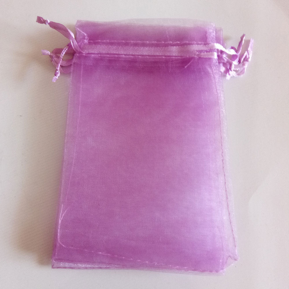 100pcs/lot 5x7/7x9/10x15cm Organza Jewelry Bags Pouch Organza Drawstring Bag Jewelry Packaging For Jewelry Pouches Jewellery Bag - Quid Mart