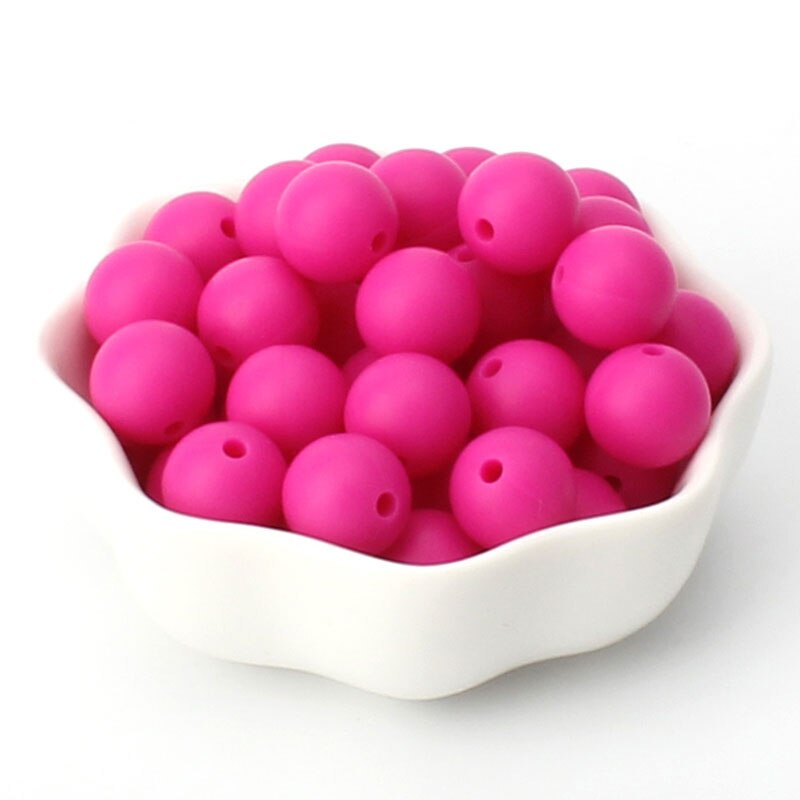 Colorful Food-Grade Silicone Teething Beads for Safety - Quid Mart