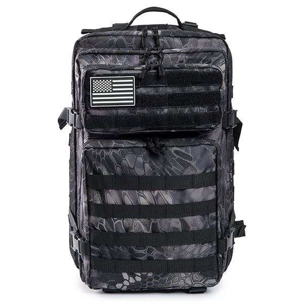 50L Camouflage Army Backpack Men Military Tactical Bags Assault Molle backpack Hunting Trekking Rucksack Waterproof Bug Out Bag - Quid Mart