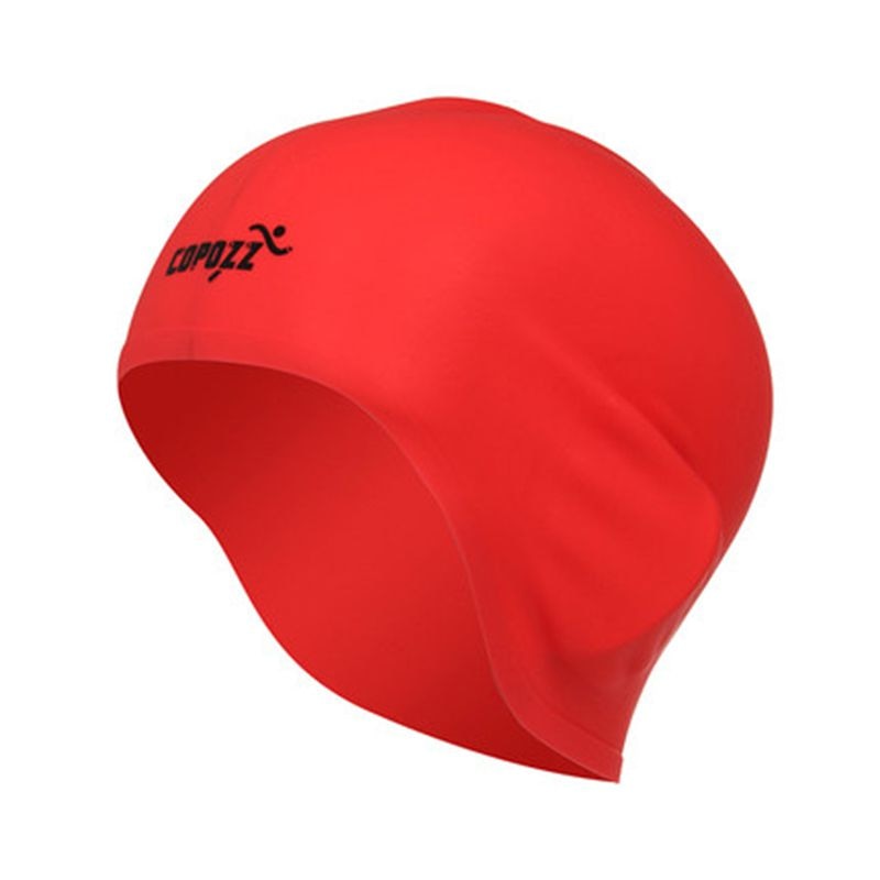 1PC Adults Swimming Caps Men Women Long Hair Waterproof Swim Pool Cap Ear Protect Large Natacion Badmuts Silicone Diving Hat - Quid Mart