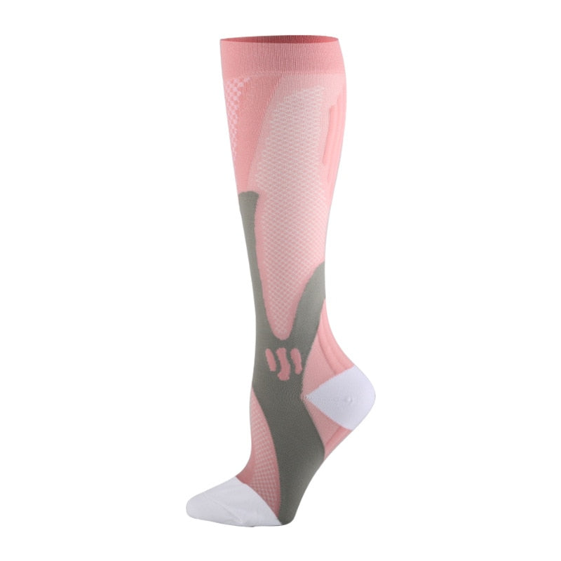 Brothock Compression Socks Nylon Medical Nursing Stockings Specializes Outdoor Cycling Fast-drying Breathable Adult Sports Socks - Quid Mart