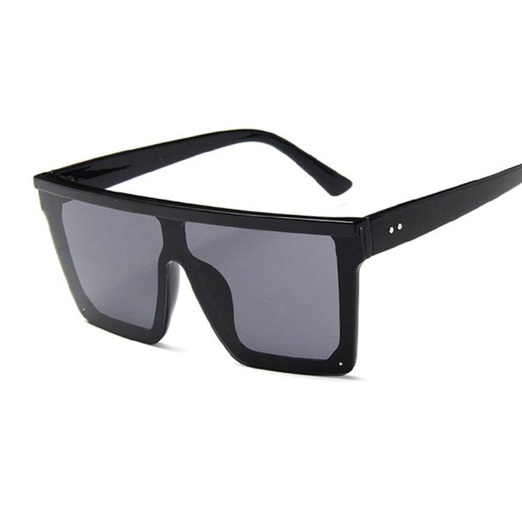 Oversized Black Square Sunglasses: Retro Fashion for Men and Women - Quid Mart