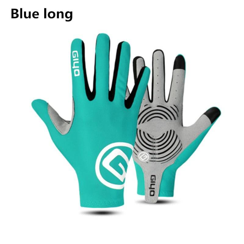 GIYO Touch Screen Long Full Fingers Half Fingers Gel Sports Cycling Gloves MTB Road Bike Riding Racing Women Men Bicycle Gloves - Quid Mart