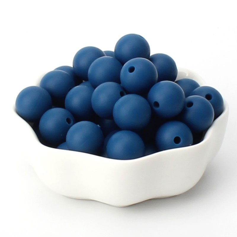 Colorful Food-Grade Silicone Teething Beads for Safety - Quid Mart