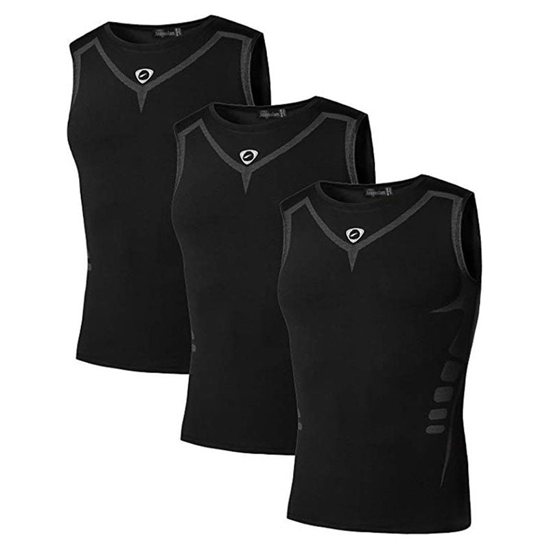 Jeansian 3-Pack Men's Sport Tank Tops for Running and Fitness - Quid Mart