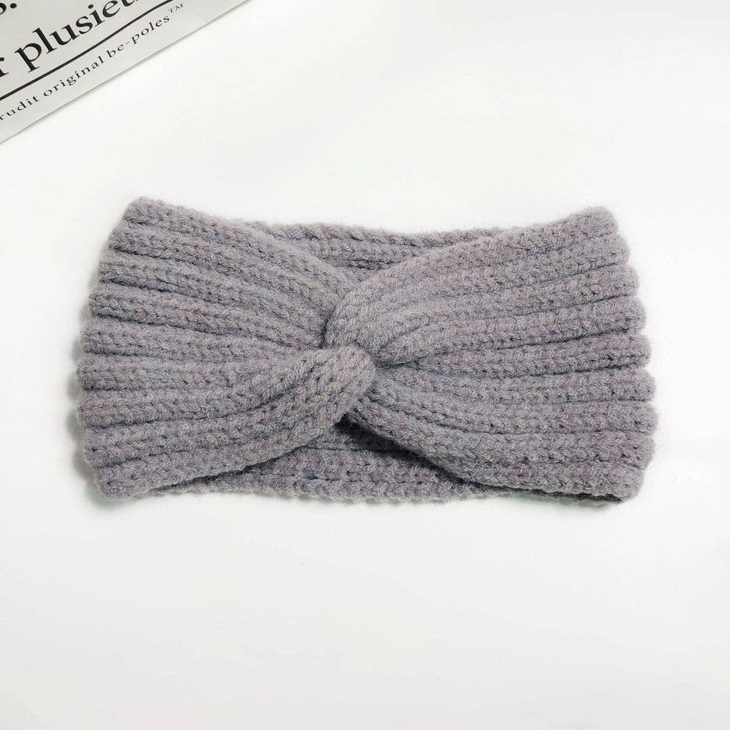 Woolen Knit Winter Headband for Women - Cozy Hair Accessory - Quid Mart