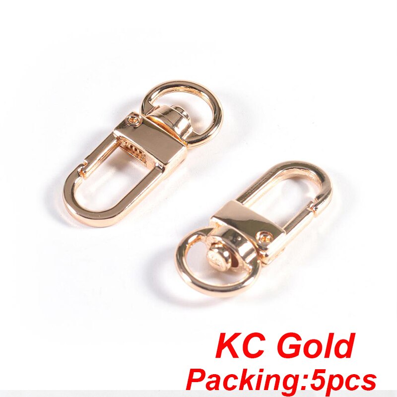 5-20pcs  Key Chain Key Ring Keychain Bronze Rhodium Gold Color 28mm Long Round Split Keyrings DIY Jewelry Making Wholesale - Quid Mart