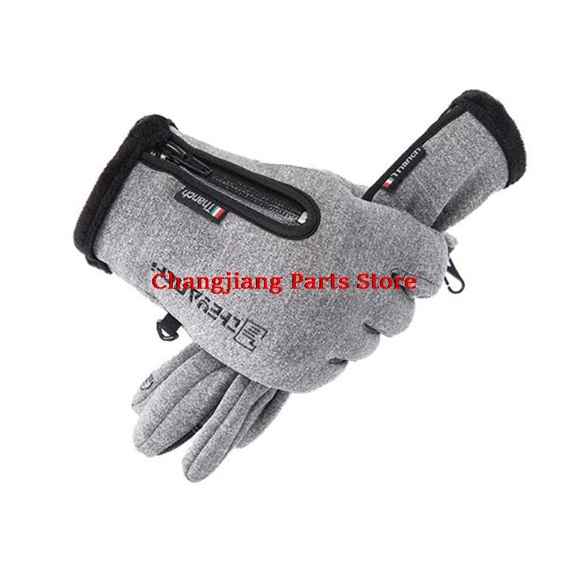 Outdoor Winter Gloves Waterproof Moto Thermal Fleece Lined Resistant Touch Screen Non-slip Motorbike Riding - Quid Mart