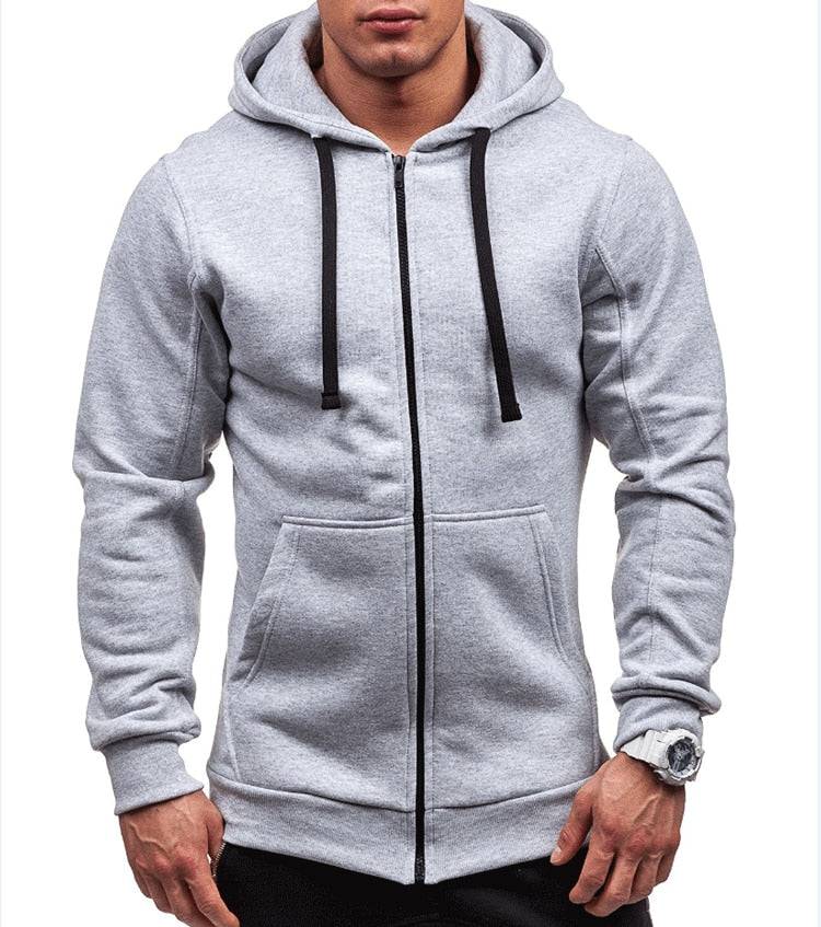 MRMT Brand New Men's Cotton Zipper Hoodie Sweatshirt with Hood - Quid Mart