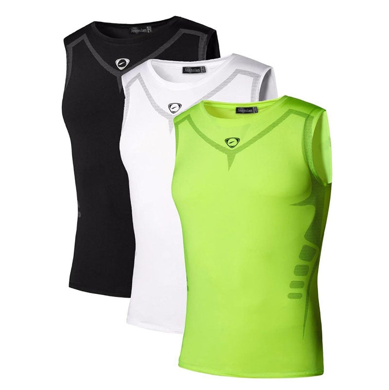 Jeansian 3-Pack Men's Sport Tank Tops for Running and Fitness - Quid Mart