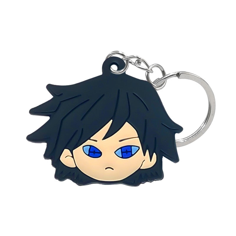 1PCS PVC Key Chain Cartoon Figure Anime Key Ring Key Holder Kids Toy Pendant Keychain Jewelry Keys Decoration Trinkets Accessory - Quid Mart