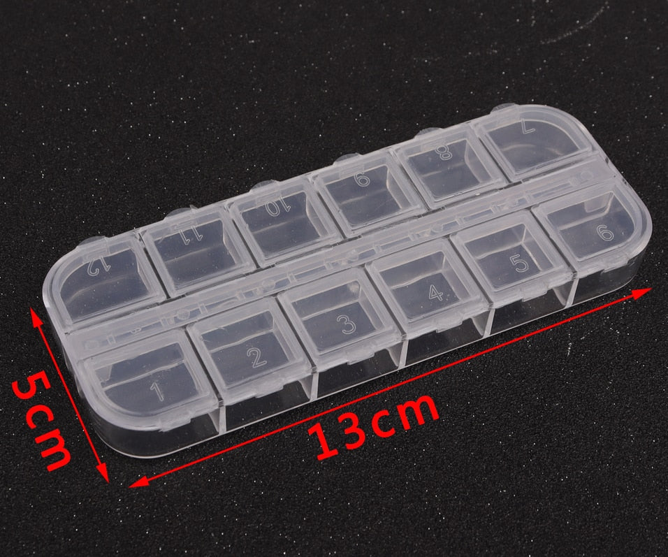 Plastic Jewelry Boxes Plastic Tool Box Adjustable Craft Organizer Storage Beads Bracelet Jewelry Boxes Packaging Wholesale - Quid Mart