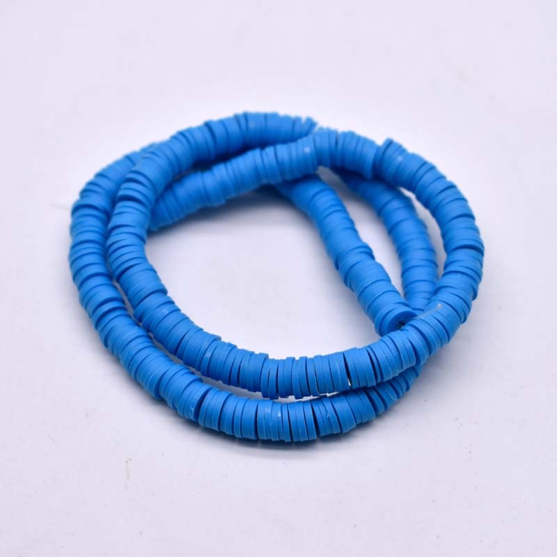 6mm 400pcs/lot DIY Jewelry Findings Polymer Clay Beads Rubber Spacer Beads For Boho Jewelry Making Bracelet Accessory - Quid Mart