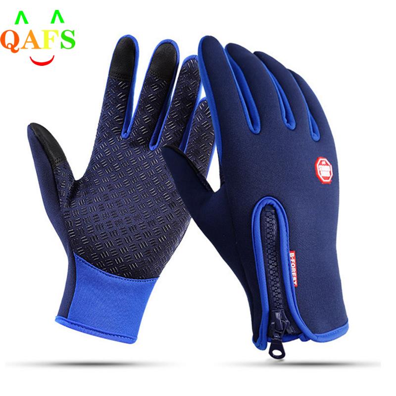 Outdoor Winter Gloves Waterproof Moto Thermal Fleece Lined Resistant Touch Screen Non-slip Motorbike Riding - Quid Mart