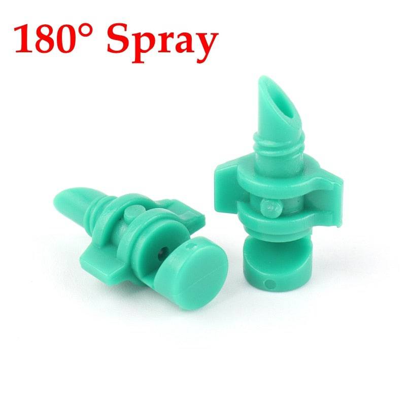 50pcs 90° 180° 360° Angle Simple Refraction Sprinkler Nozzle Head High Quality Garden Fruit Tree Irrigation Misting Nozzle - Quid Mart