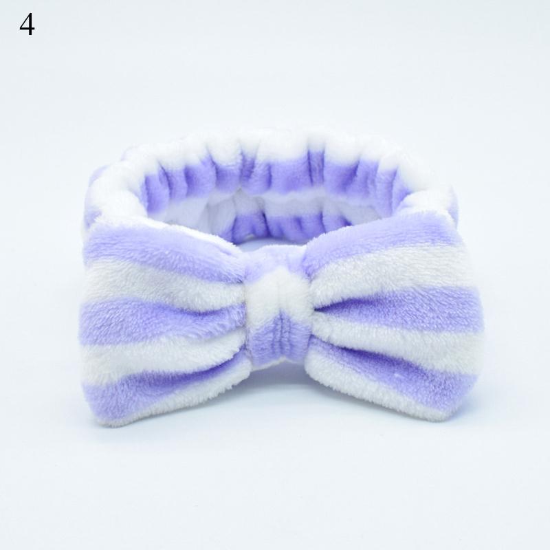 Letter "OMG" Coral Fleece Bow Headbands - Cute Hair Accessories - Quid Mart