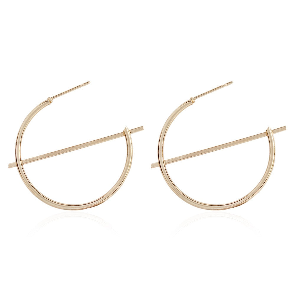 Fashion Statement Earrings 2019 Big Geometric Round Earrings For Women Hanging Dangle Earrings Drop Earing Modern Female Jewelry - Quid Mart