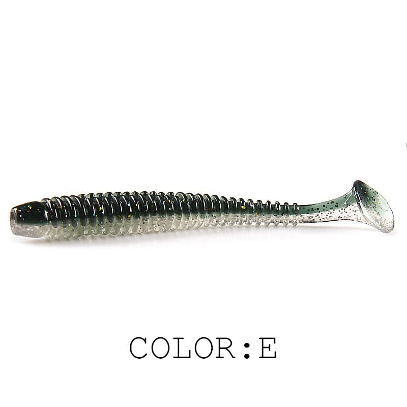 Supercontinent Impact Ring Shad Fishing Lure Soft 63mm 80mm 97mm Plastics Baits Swimbait Jigging Lure Artificial Baits - Quid Mart