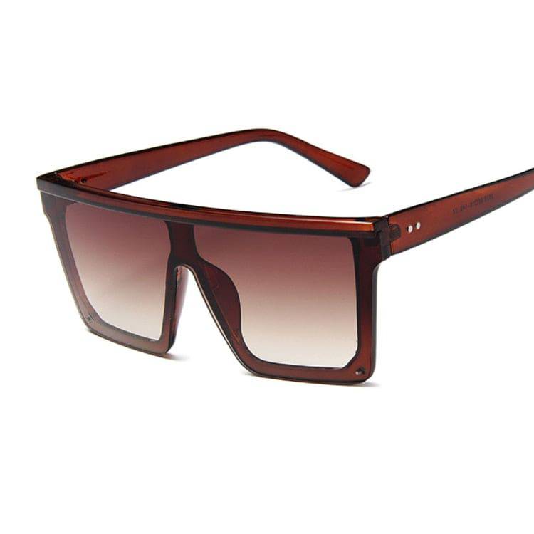 Fashionable Retro Square Sunglasses: Big Frame, Black, Brand Vintage for Women - Quid Mart