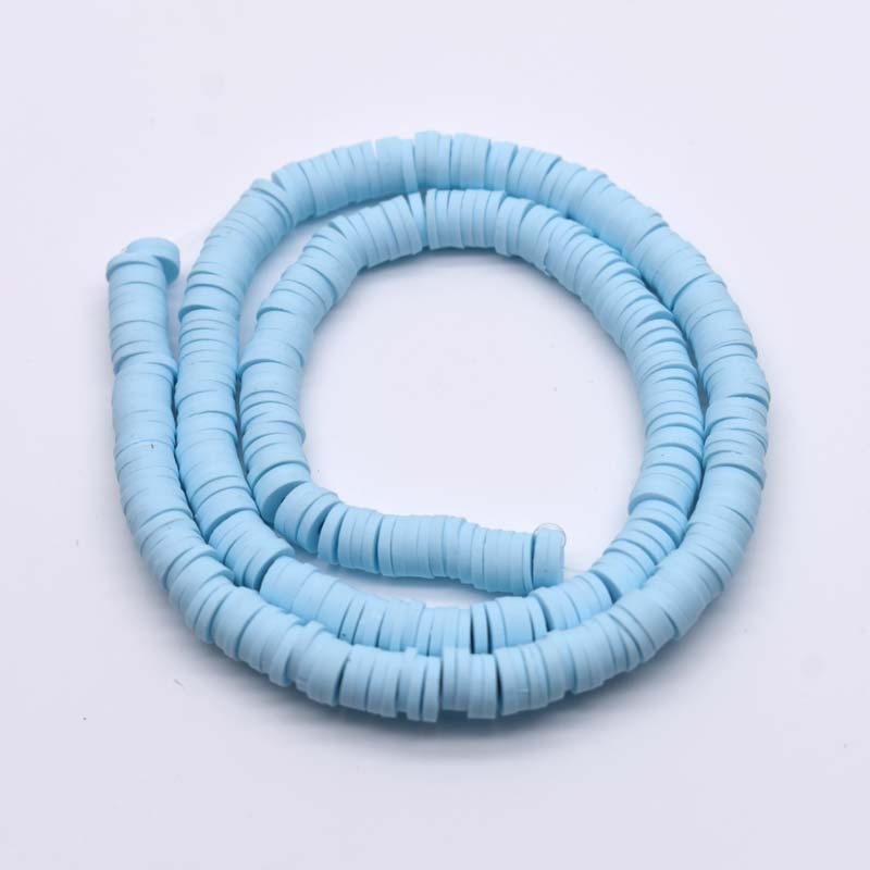 6mm 400pcs/lot DIY Jewelry Findings Polymer Clay Beads Rubber Spacer Beads For Boho Jewelry Making Bracelet Accessory - Quid Mart