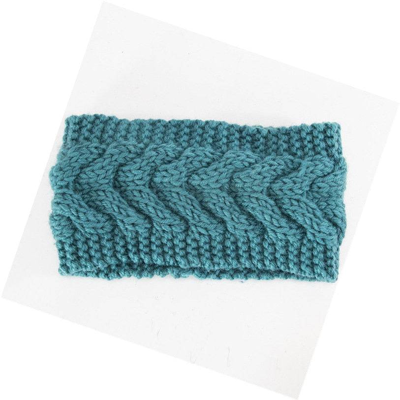 Knitted Knot Cross Headband - Women's Autumn Hair Accessories - Quid Mart