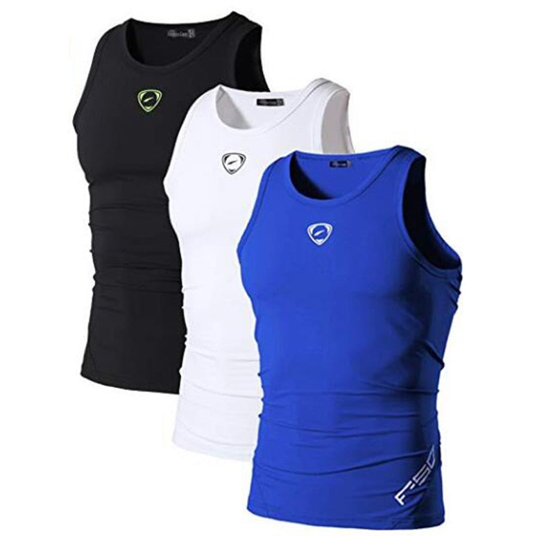 Jeansian 3-Pack Men's Sport Tank Tops for Running and Fitness - Quid Mart