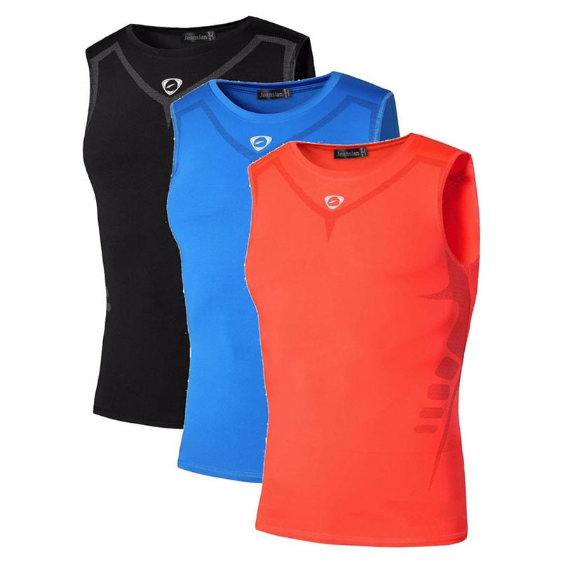 Jeansian 3-Pack Men's Sport Tank Tops for Running and Fitness - Quid Mart