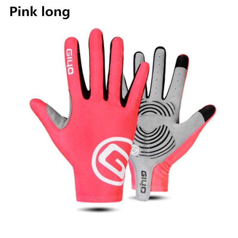 GIYO Touch Screen Long Full Fingers Half Fingers Gel Sports Cycling Gloves MTB Road Bike Riding Racing Women Men Bicycle Gloves - Quid Mart