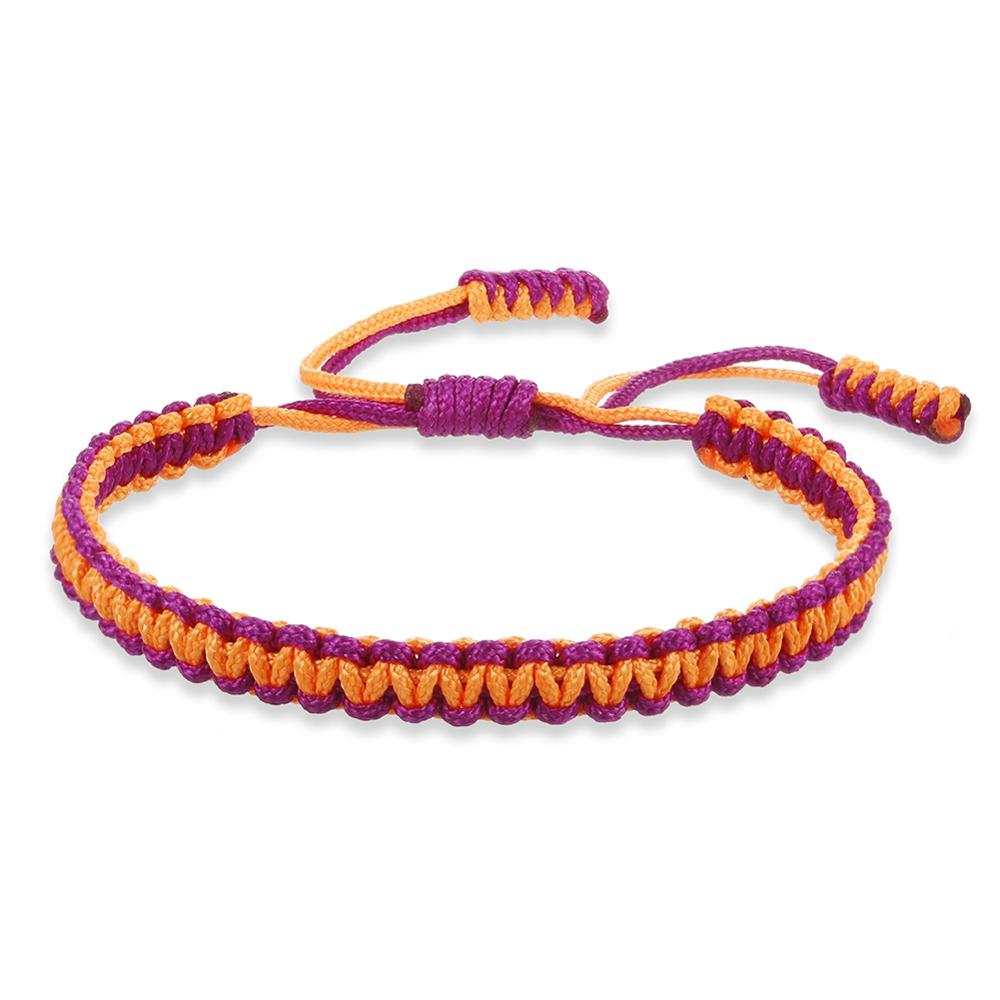 Ethnic Tibetan Buddha Woven Amulet Multicolor Bracelets &amp; Bangles For Women Men Handmade Rope Buddha Charm Bracelet Friend Gift - Quid Mart