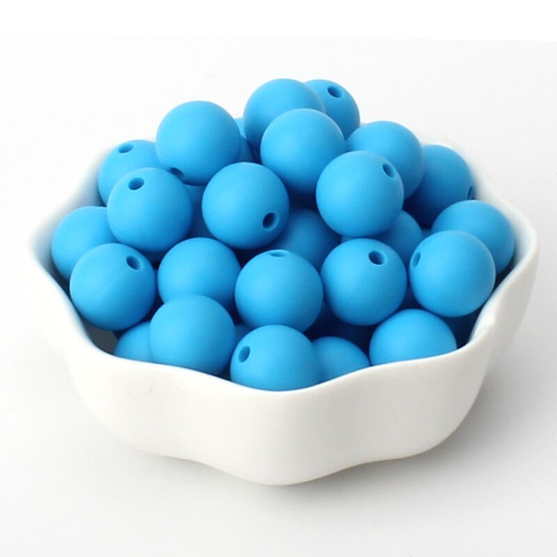 Colorful Food-Grade Silicone Teething Beads for Safety - Quid Mart