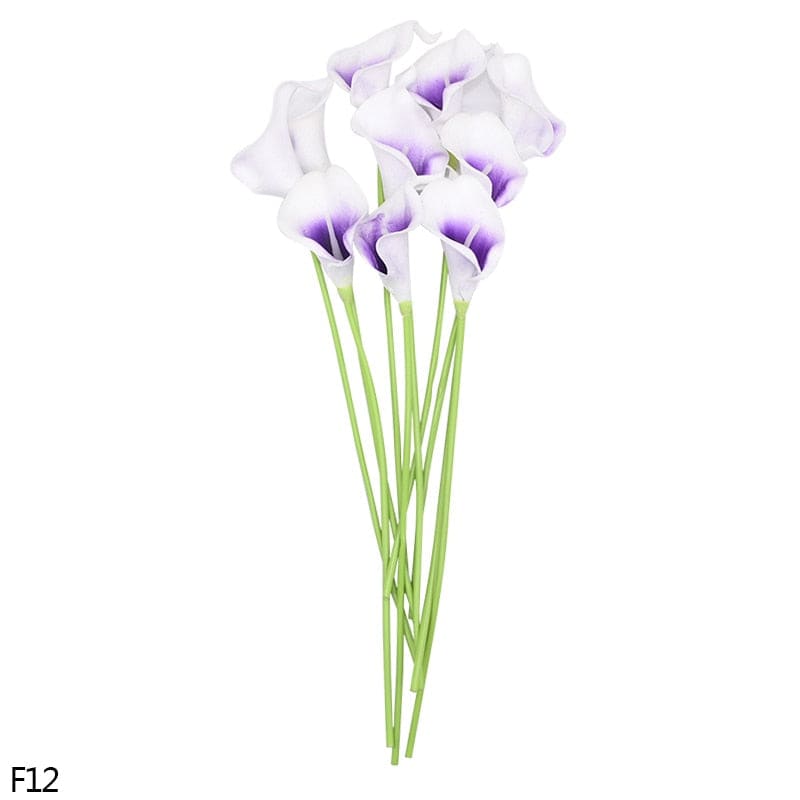 Real Touch Calla Lily Bouquet - High Quality Artificial Flowers for Home Decoration - Quid Mart