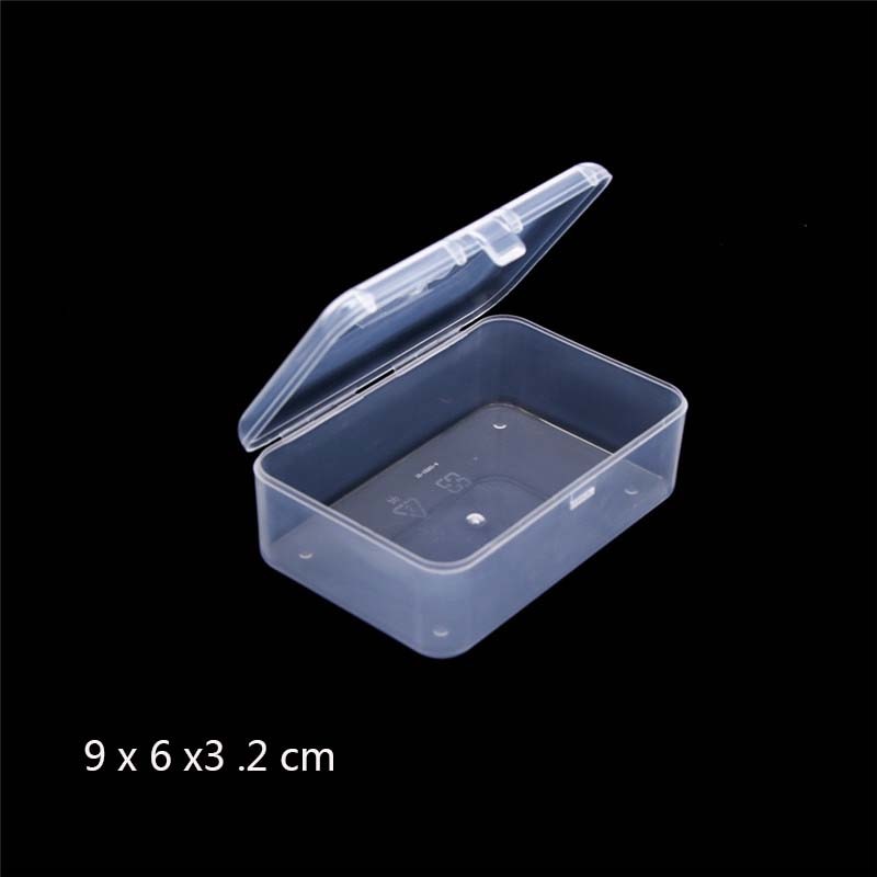 Top Selling Transparent Plastic Storage Box Clear Square Multipurpose Display Case Plastic Jewelry Storage Boxes Multiple Sizes - Quid Mart