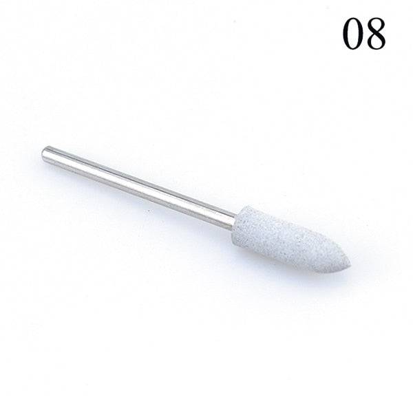 1pcs Silicone Nail Drill Milling Cutter Drill Bits Files Burr Buffer for Electric Machine Nail Art Grinder Cuticle Cutter Tools - Quid Mart