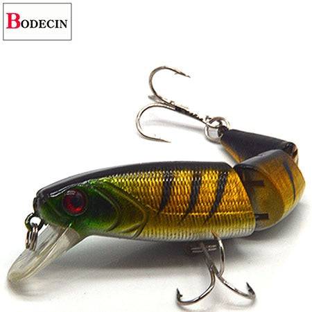 Multi Section Sea Bass Hard Fishing Lure 3D Fish Eyes 1PCS Crankbaits Minnow Fake Artificial Bait Suit For Fishing Carp Tackle - Quid Mart