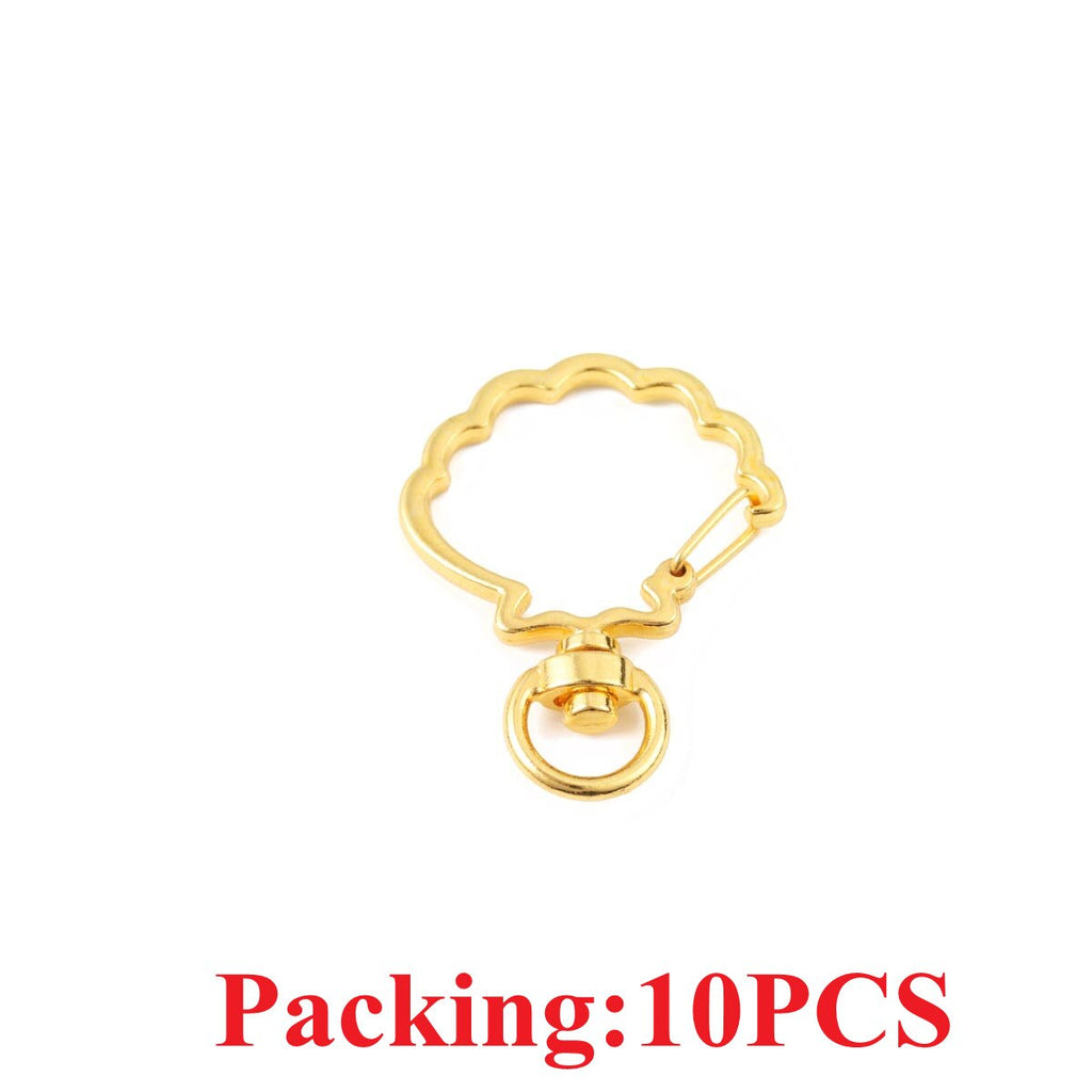 5-20pcs  Key Chain Key Ring Keychain Bronze Rhodium Gold Color 28mm Long Round Split Keyrings DIY Jewelry Making Wholesale - Quid Mart