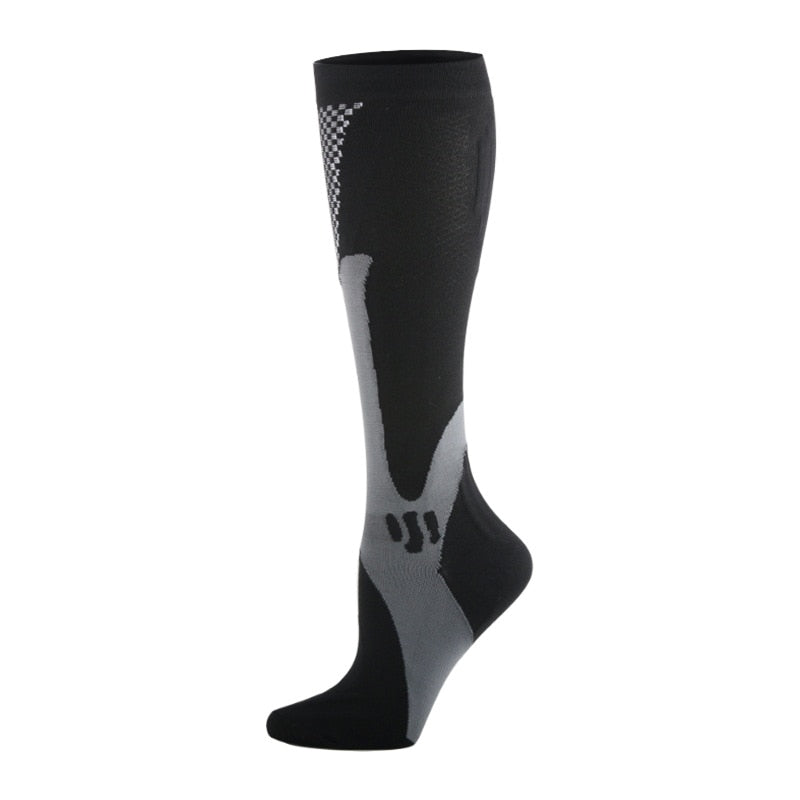 Brothock Compression Socks Nylon Medical Nursing Stockings Specializes Outdoor Cycling Fast-drying Breathable Adult Sports Socks - Quid Mart