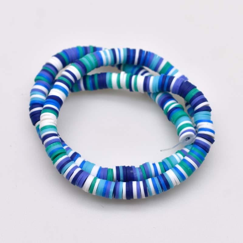 6mm 400pcs/lot DIY Jewelry Findings Polymer Clay Beads Rubber Spacer Beads For Boho Jewelry Making Bracelet Accessory - Quid Mart