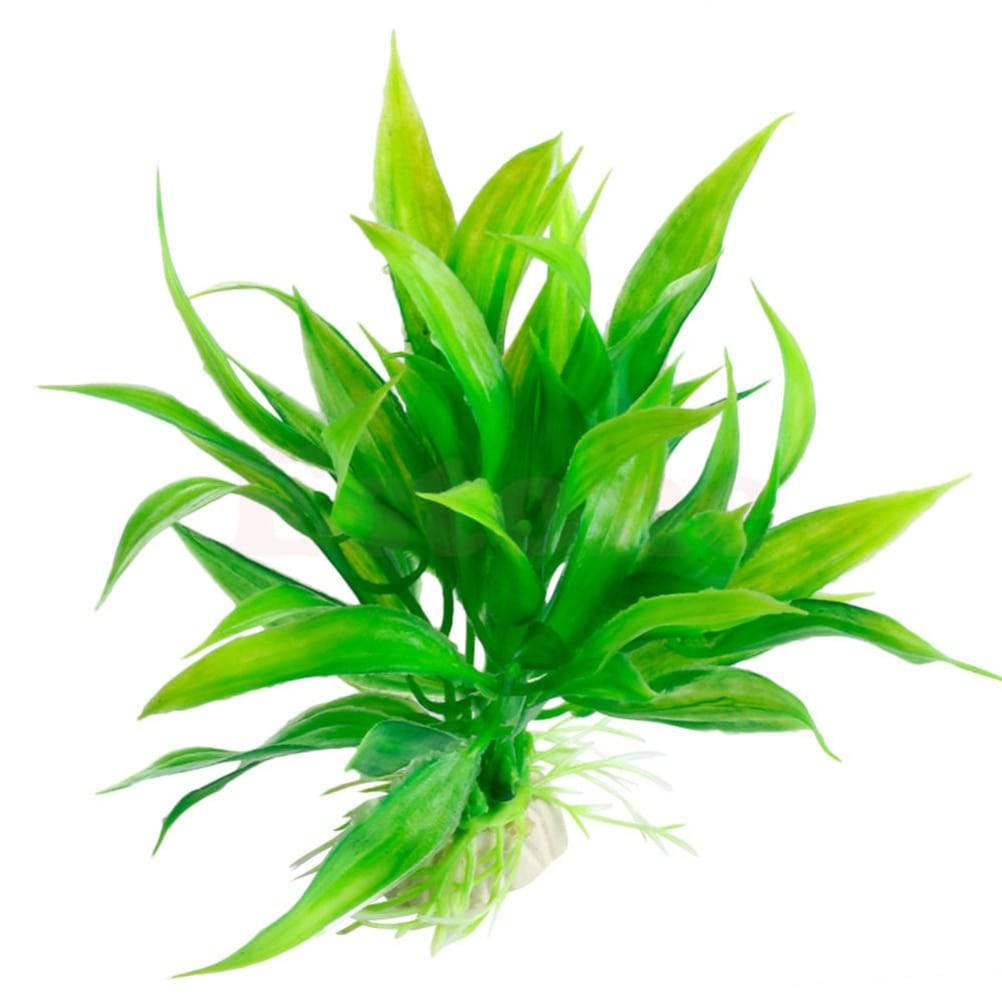 1PCS Artificial Plastic Water Plant Grass Aquarium Decorations Plants Fish Tank Grass Flower Ornament Decor Aquatic Accessories - Quid Mart