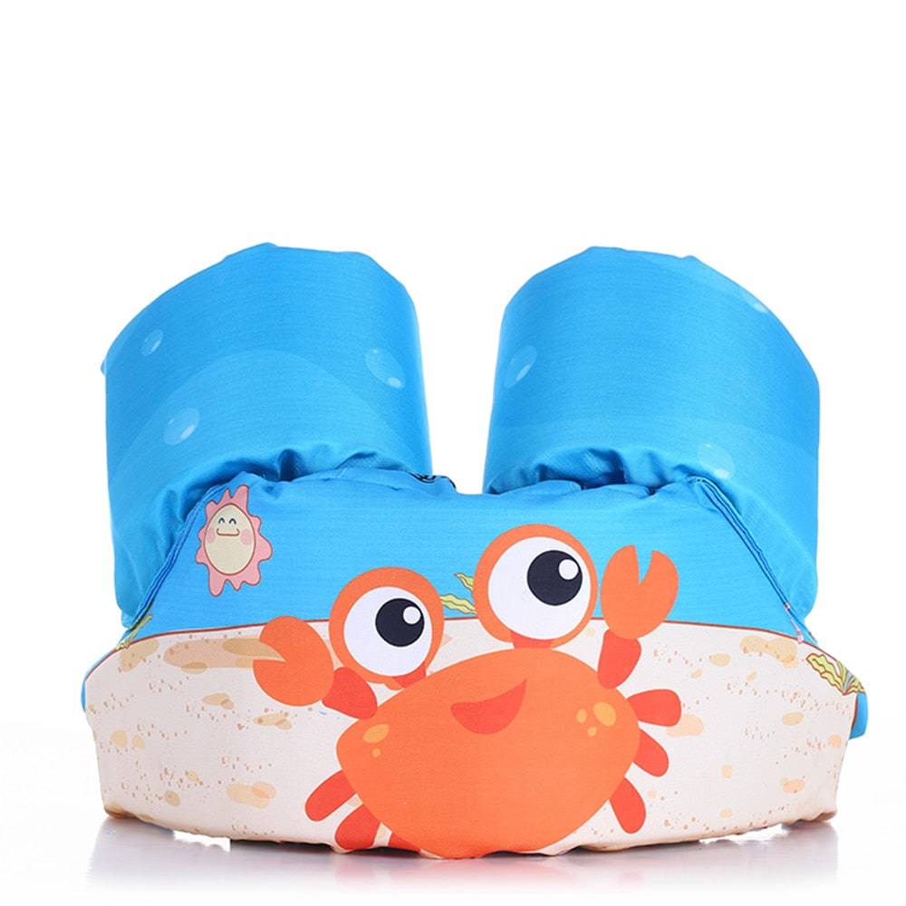 Baby Float Cartoon Arm Sleeve Life Jacket Swimsuit Foam Safety Swimming Training Floating Pool Float Swimming Ring puddle jumper - Quid Mart