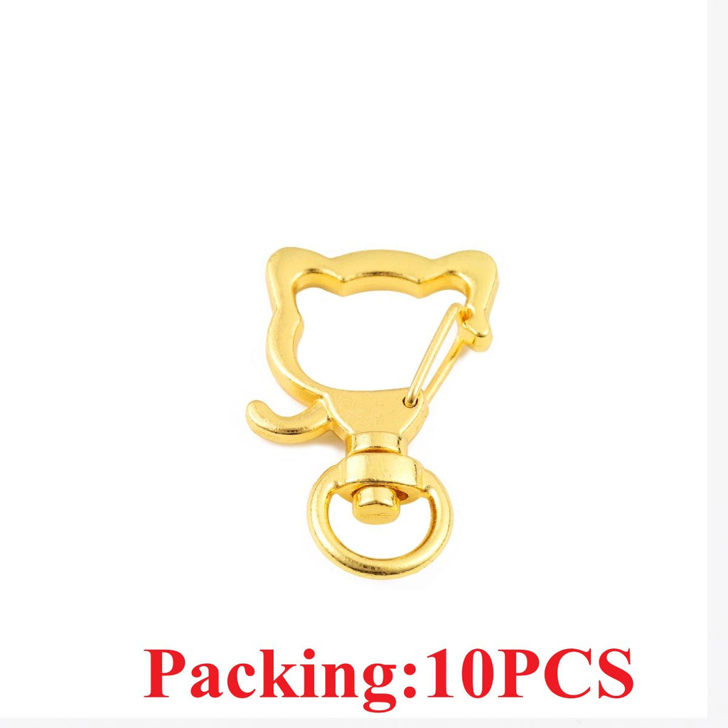 5-20pcs  Key Chain Key Ring Keychain Bronze Rhodium Gold Color 28mm Long Round Split Keyrings DIY Jewelry Making Wholesale - Quid Mart