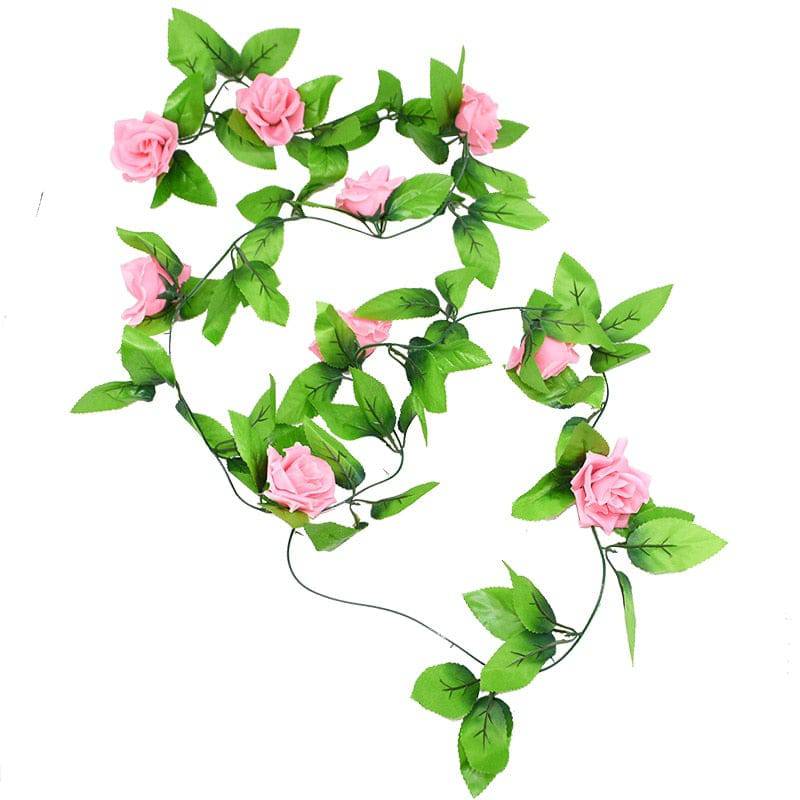 180cm Fake Ivy Wisteria Flowers Artificial Plant Vine Garland for Room Garden Decorations Wedding Arch Baby Shower Floral Decor - Quid Mart