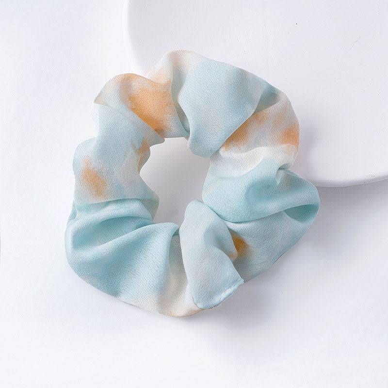 Silk Scrunchie Handmade Hair Band - Multicolor Accessory - Quid Mart