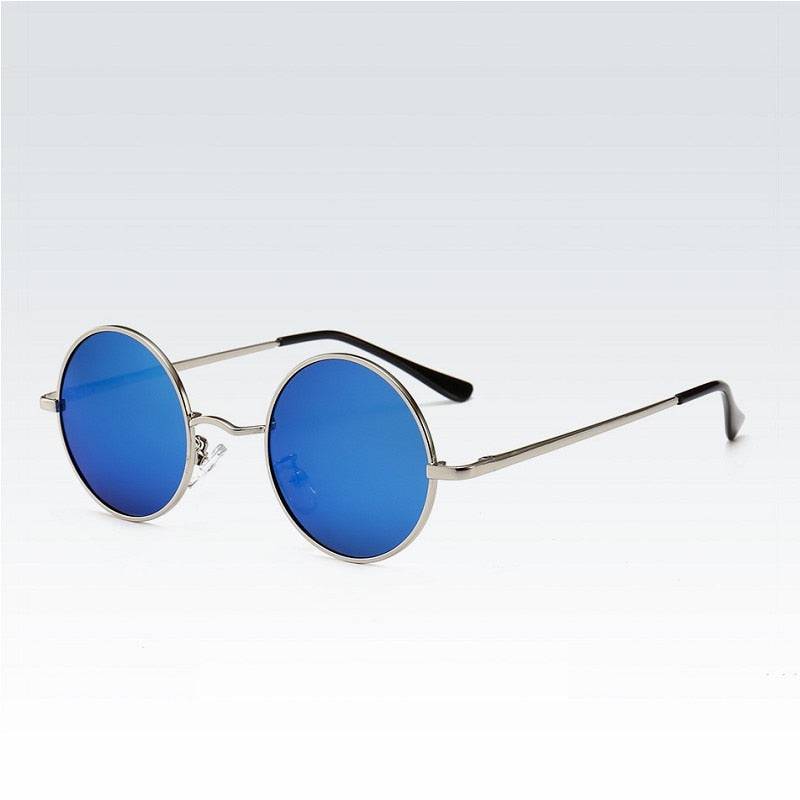 MYT_0279 Round Polarized Sunglasses - Retro Metal Frame - Quid Mart