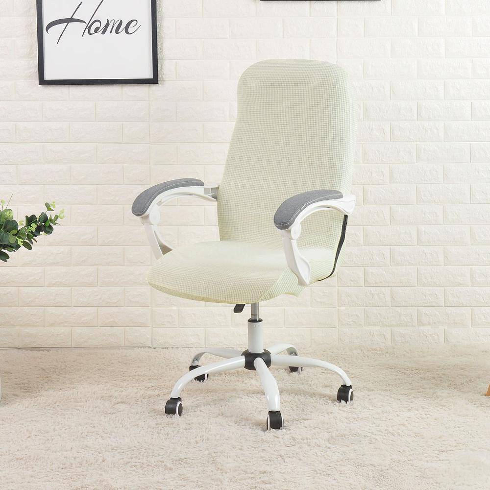 Cover for Computer Chair  Water Resistant Jacquard Office Chair Slipcover Elastic for Home Armchair 1PC  sillas de oficina - Quid Mart