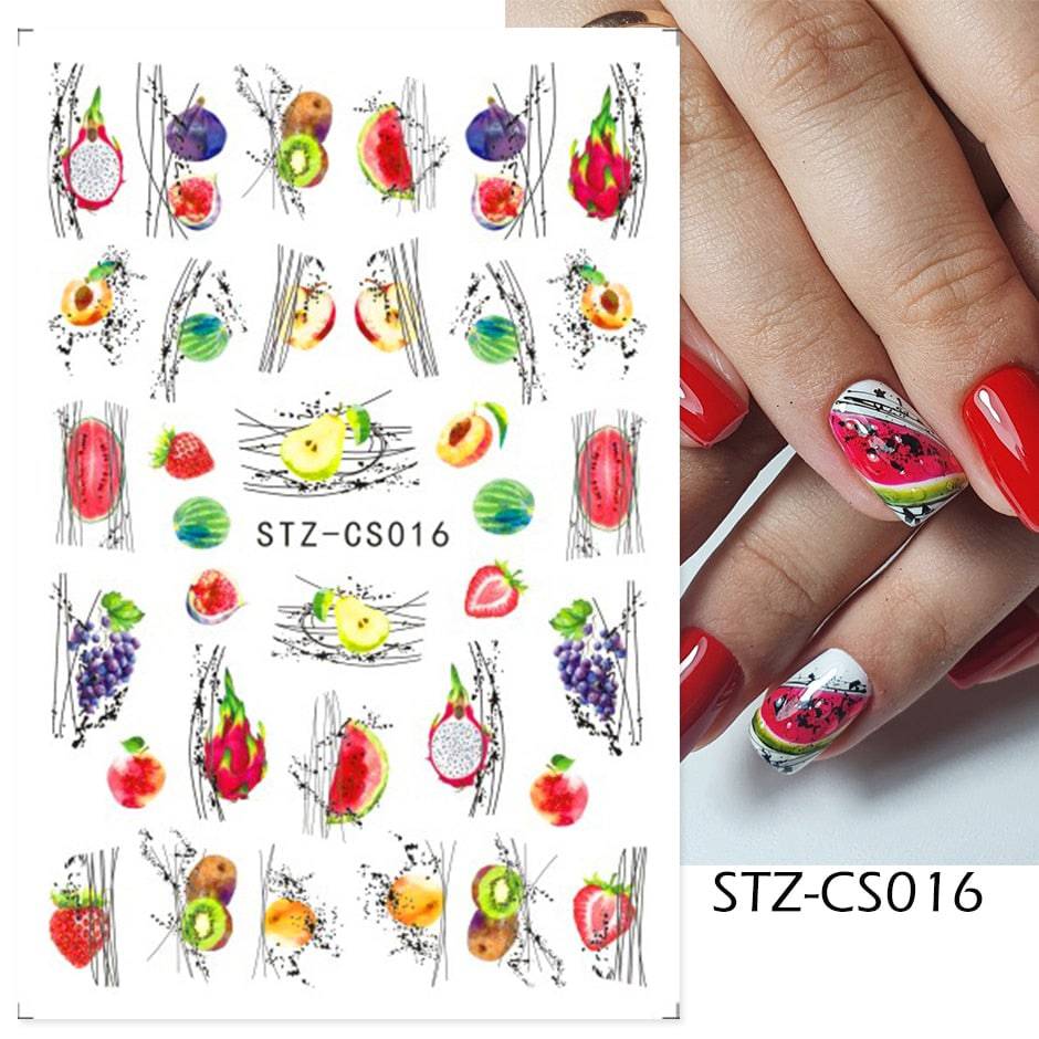 3D Valentine Sticker for Nails Cute Cartoon Lover Sliders for Nail Gang Girl DIY Design Decals Manicure Nail Art Decor GLF106 - Quid Mart